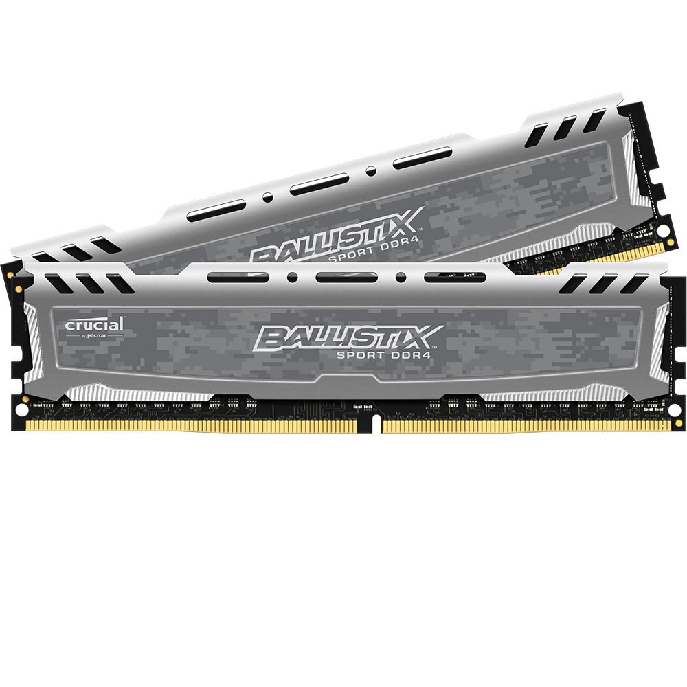 メモリー Crucial Ballistix DDR4 2400 32GB(16x2) Crucial Ballistix 16GB DDR4 2400 Desktop DIMM RAM by micron PC4